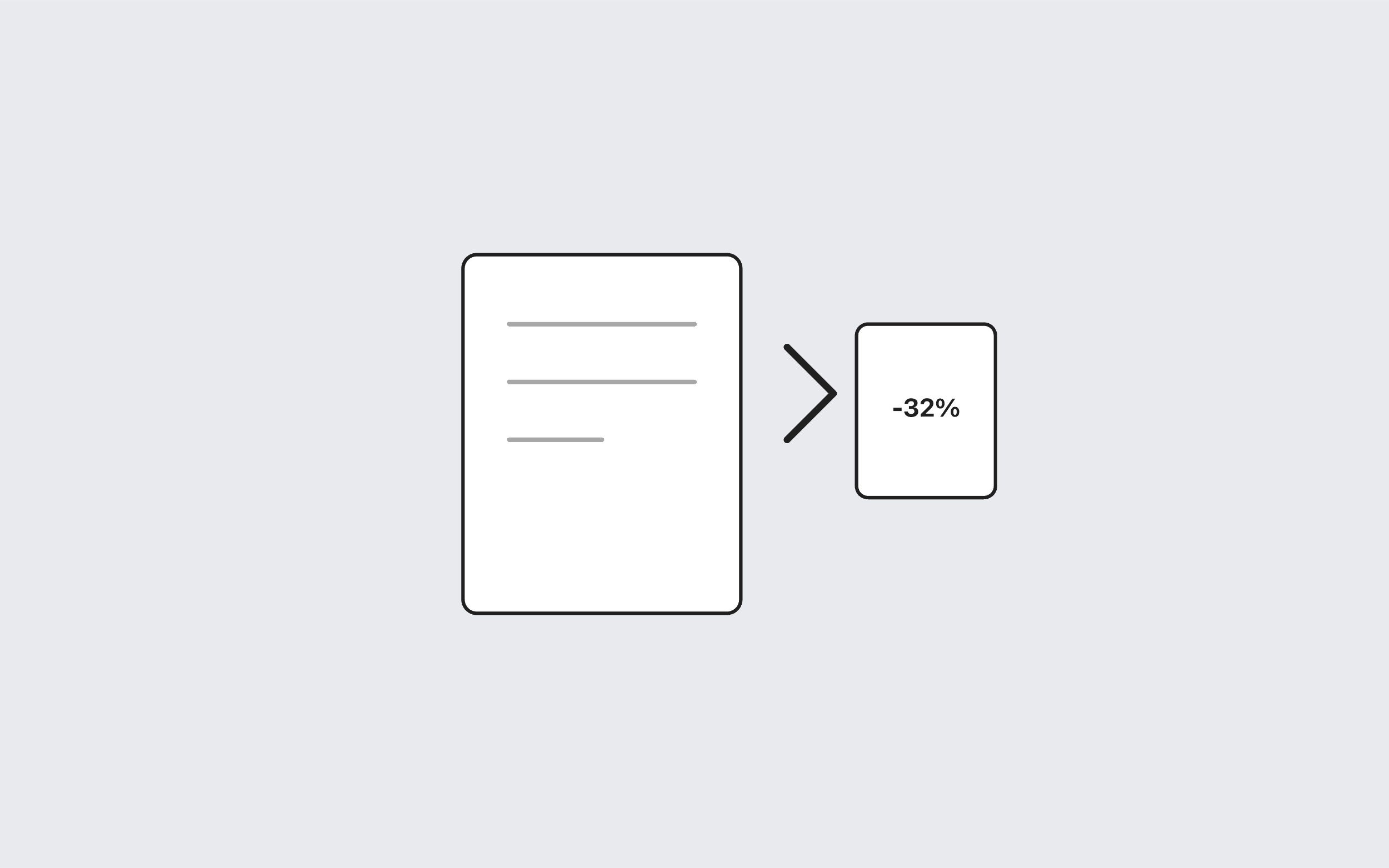 How to compress a PDF online — Toolstik guide Minimal illustration of a PDF file being compressed to a smaller size